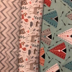 Handmade flannel blankets